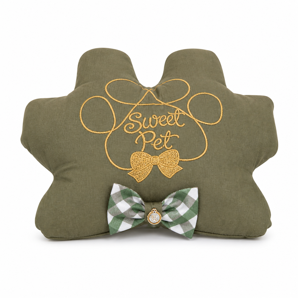 Sweet Pet - Cama Hipoalergénica Monalisa Ajedrez Verde