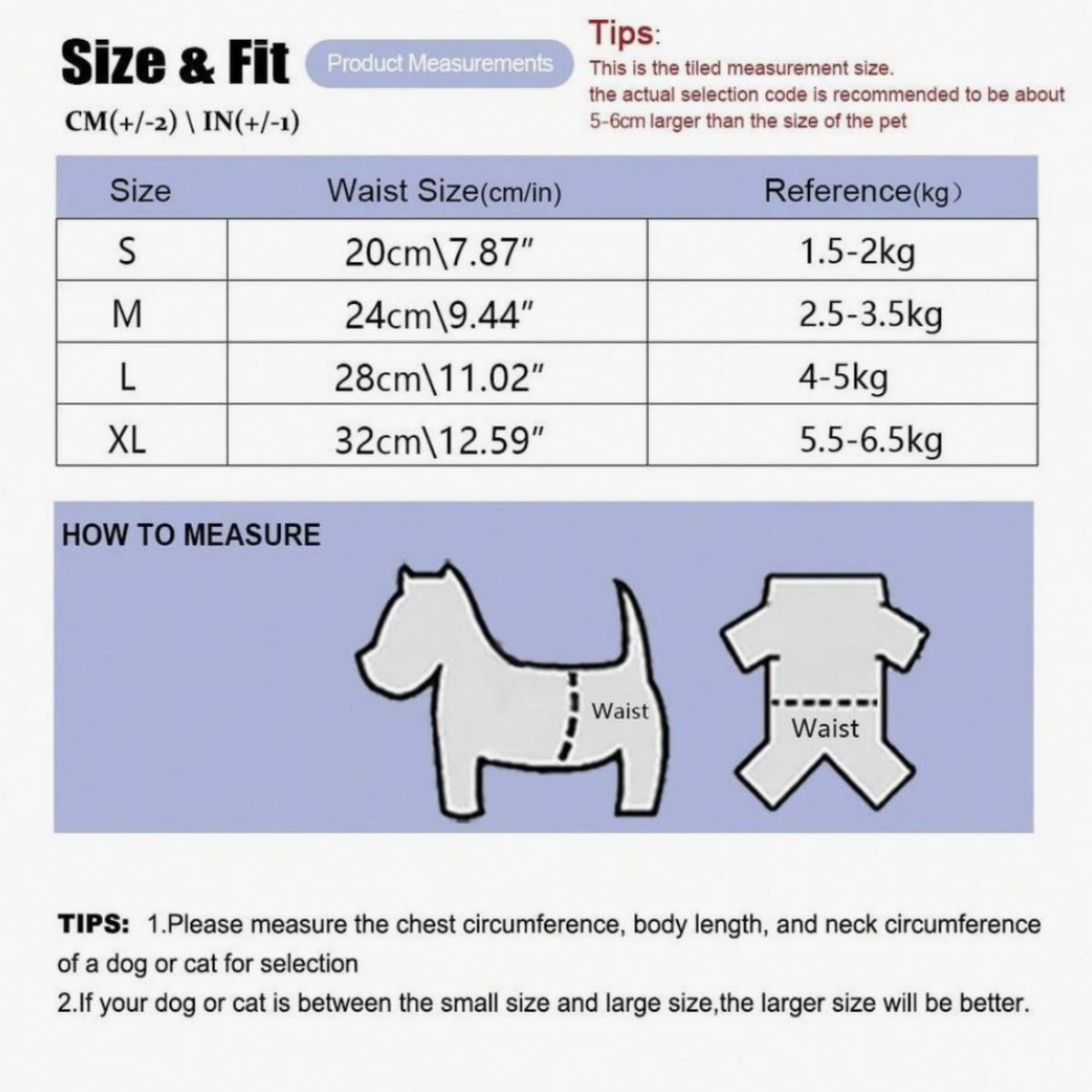 4Pets - Perros - Calzón Sanitario Reutilizable