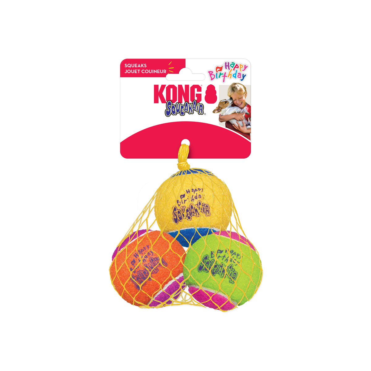 Kong - Perros Squeakair Birthday