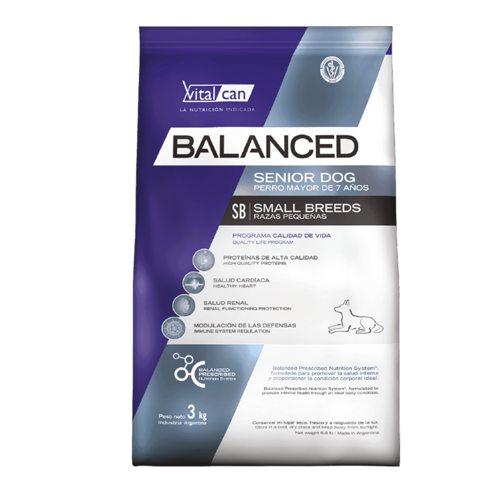 Vitalcan Balanced - Perros Senior Pequeños
