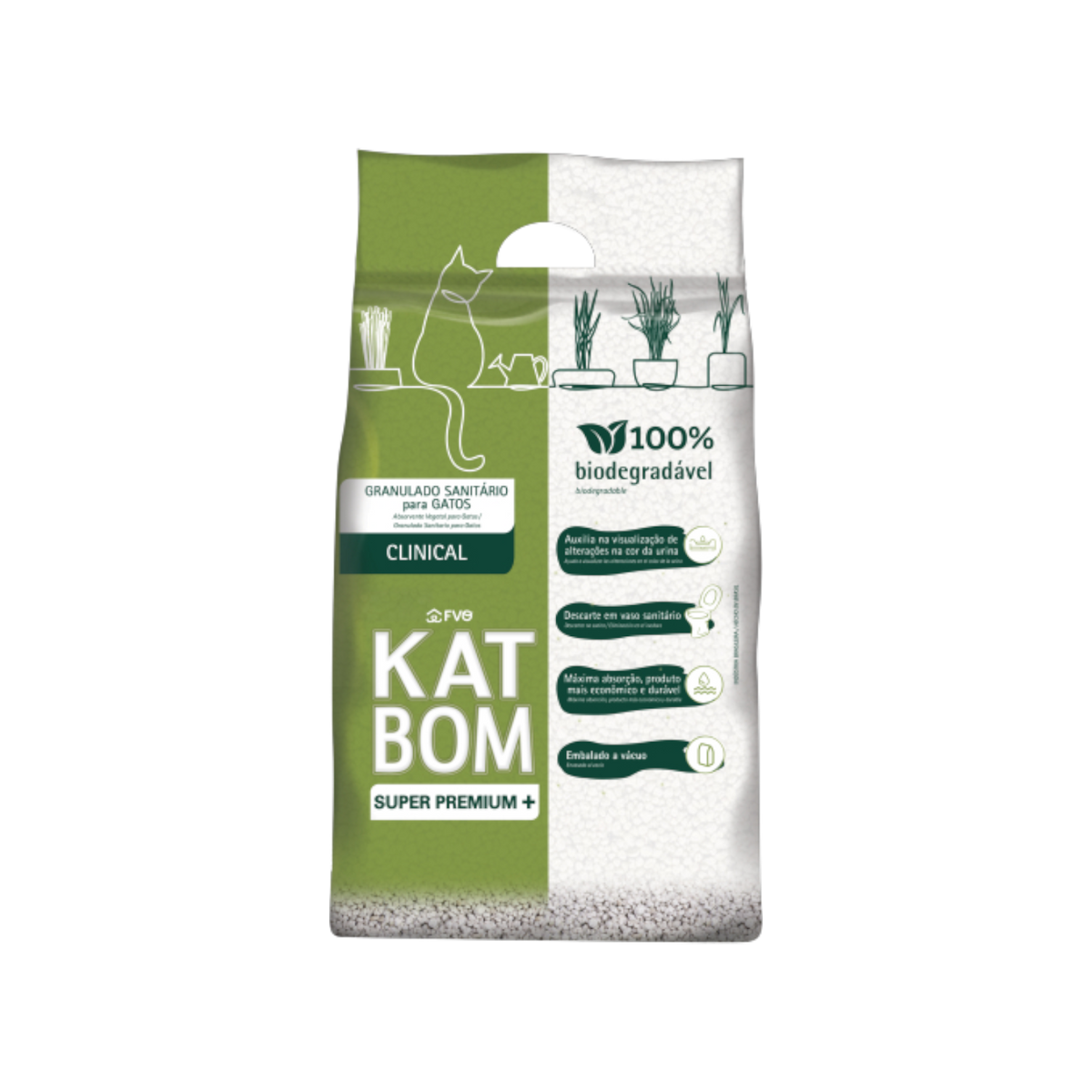 Katbom - Arena Granulado Sanitario Natural Clinical