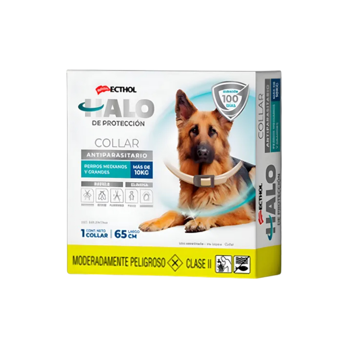 Holliday - Ecthol Halo Collar Antiparasitario Perros - Más De 10 Kg