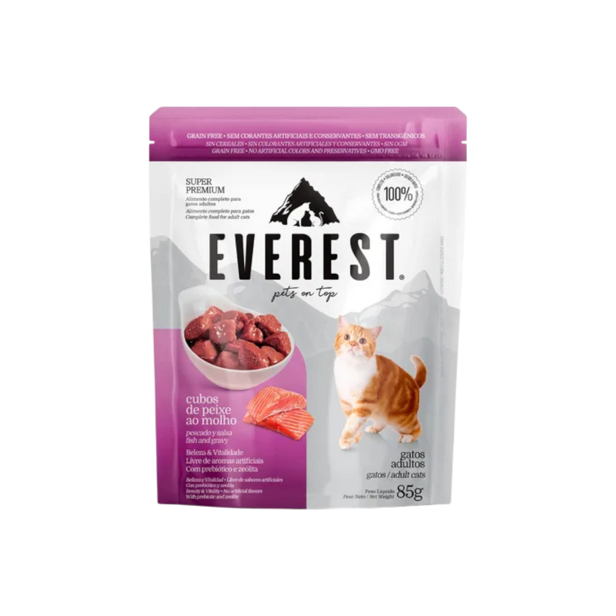 Everest - Gatos Adultos Pescado - Pouch