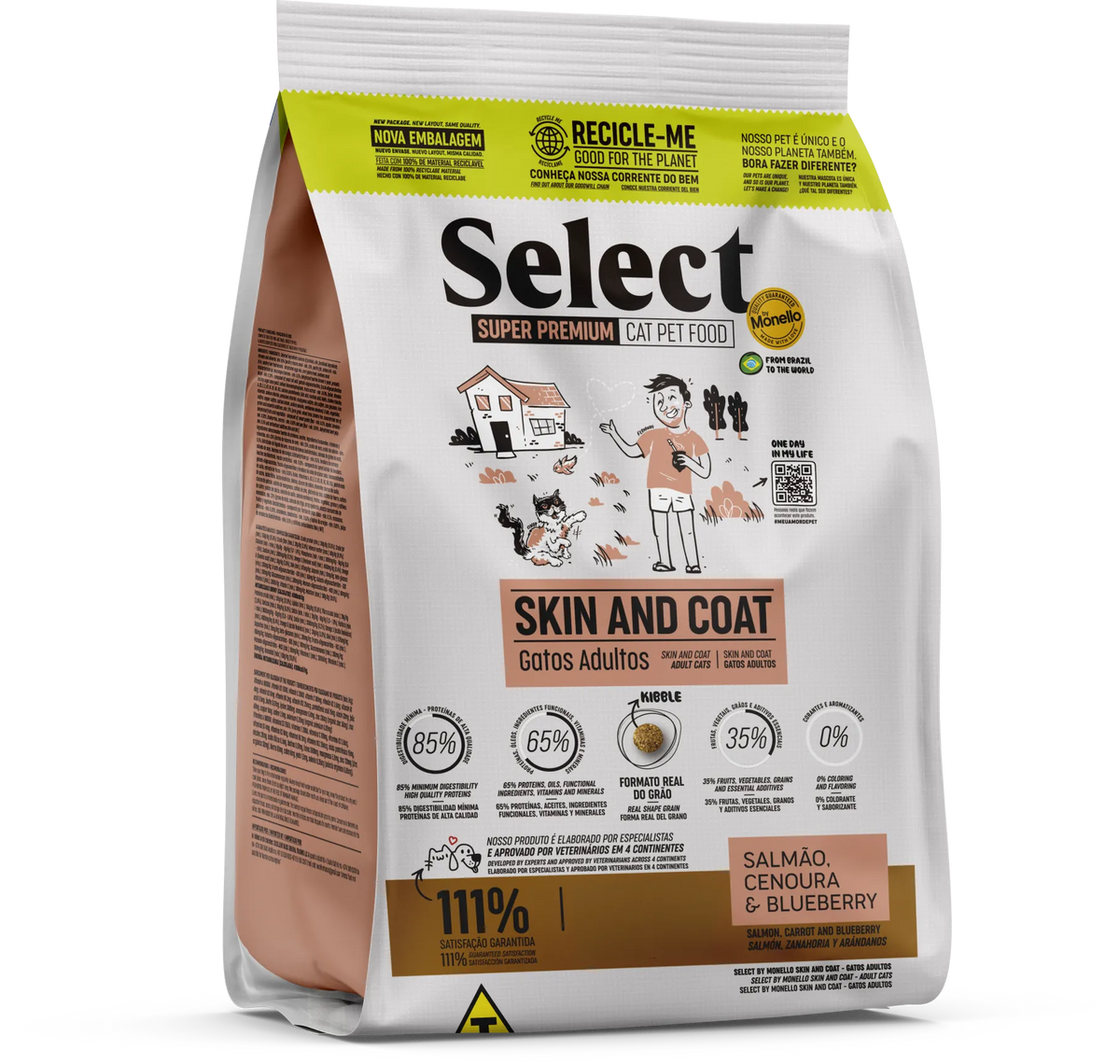 Select - Gatos Adultos - Skin and Coat