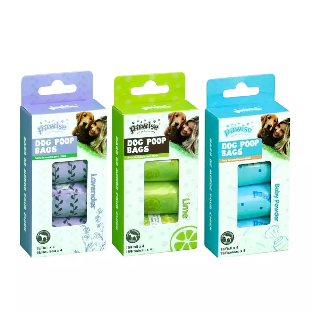 Pawise - Poop Bags Bolsas Desechables 4 Rollos