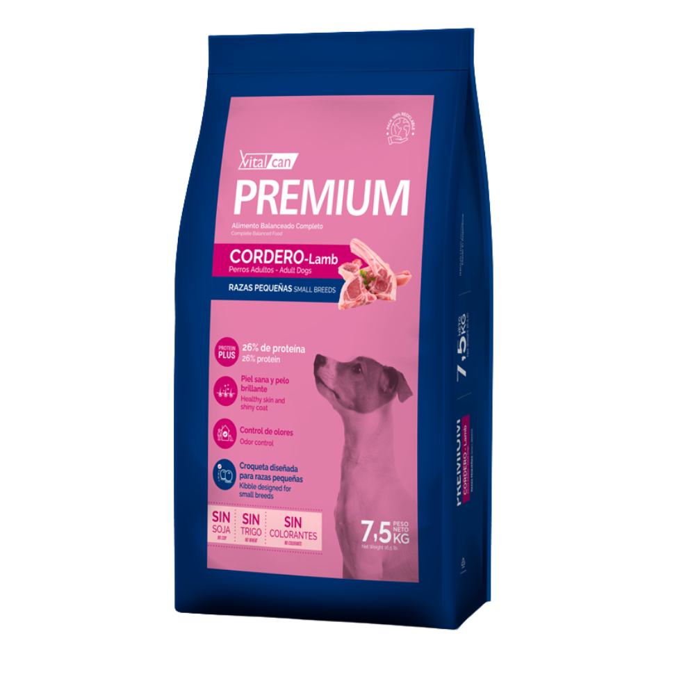 Vitalcan Premium - Perros Pequeños - Cordero