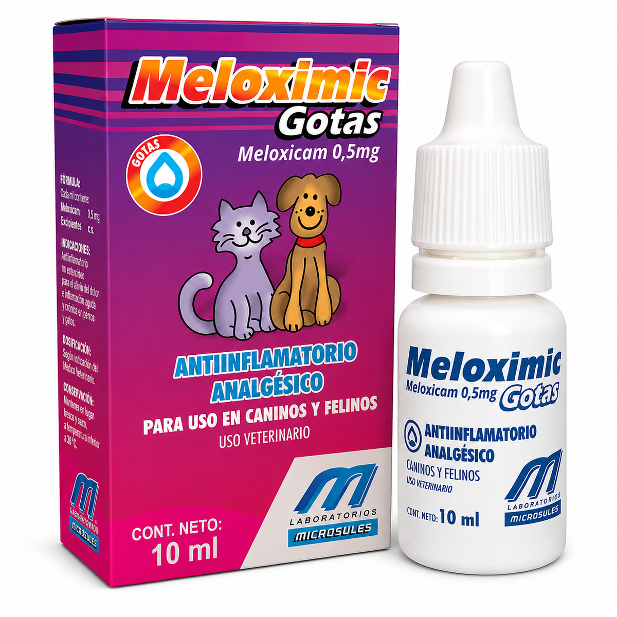 Microsules - Meloximic - Gotas