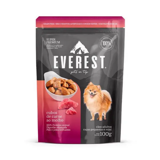 Everest - Perros Adultos Carne Razas Pequeñas - Pouch