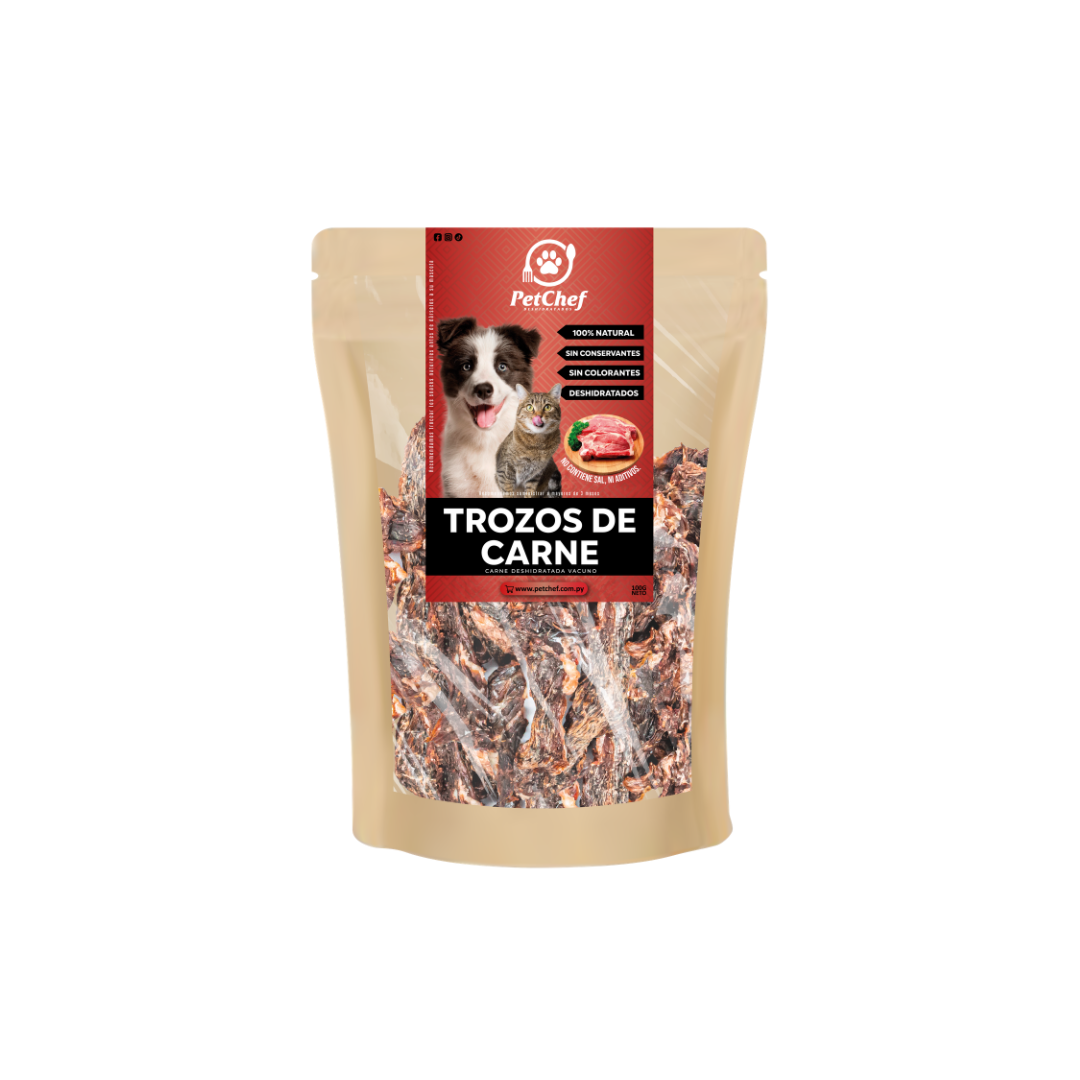 Petchef - Snack Natural - Trozos De Carne - Sobre