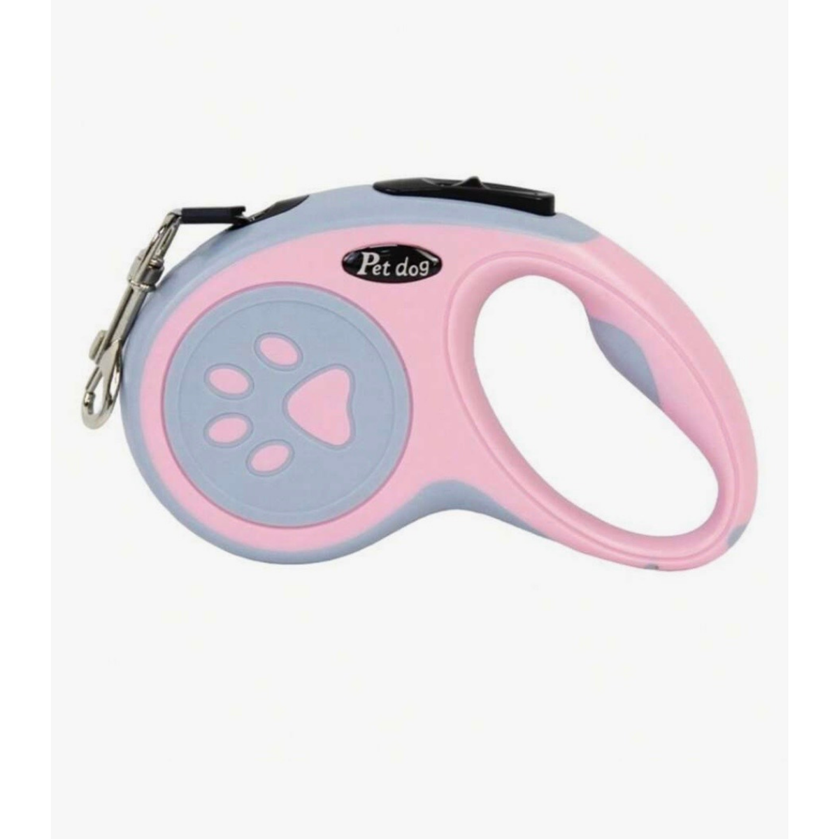 4Pets - Correa Retráctil Ajustable - Rosa