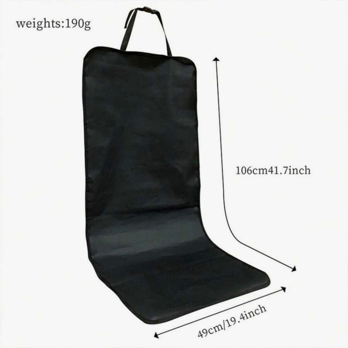 4Pets - Cobertor Impermeable De Asientos - Negro