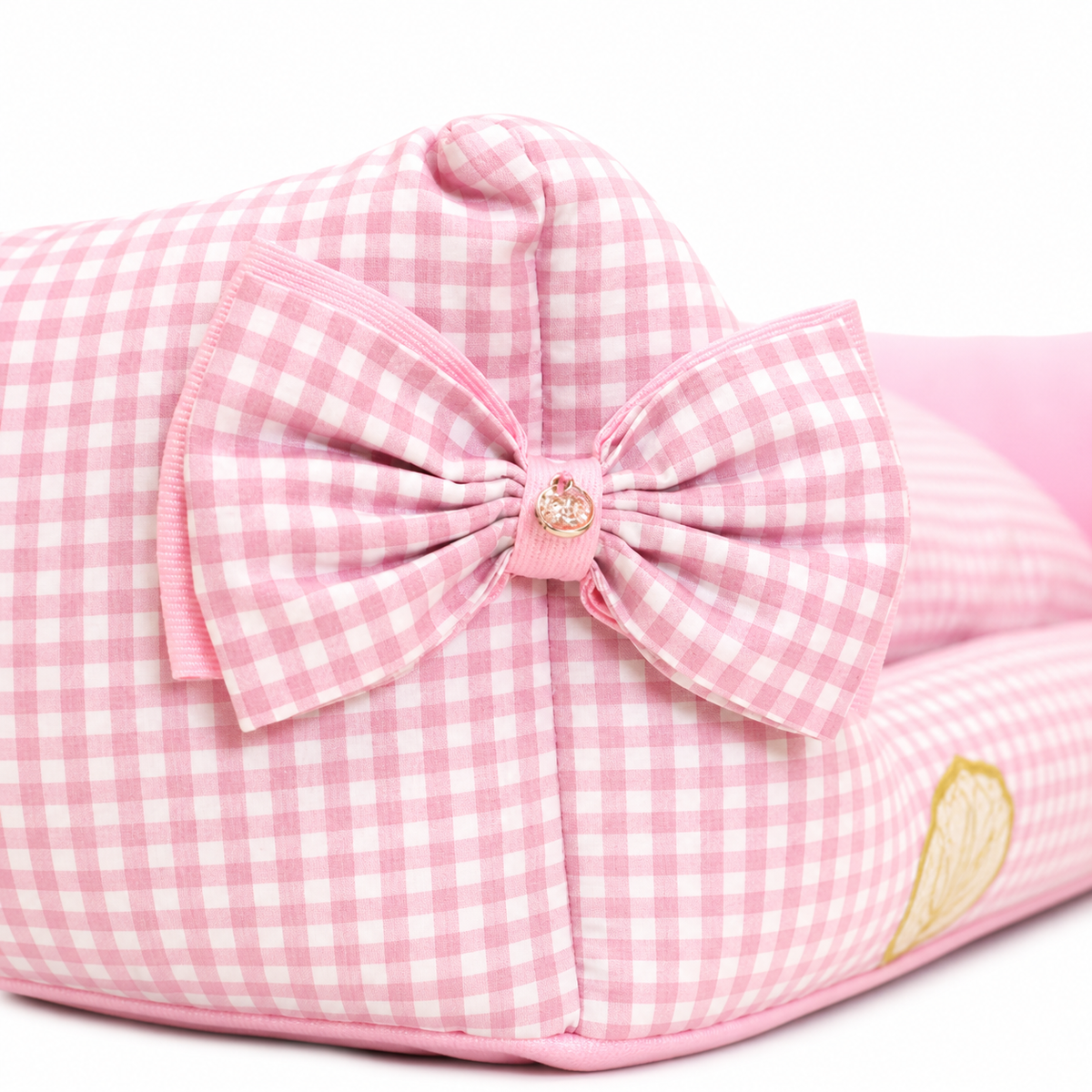 Sweet Pet - Cama Hipoalergénica Monalisa Ajedrez Rosa
