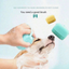 4Pets - Cepillo De Silicona con Dispensador de Shampoo Para Mascotas