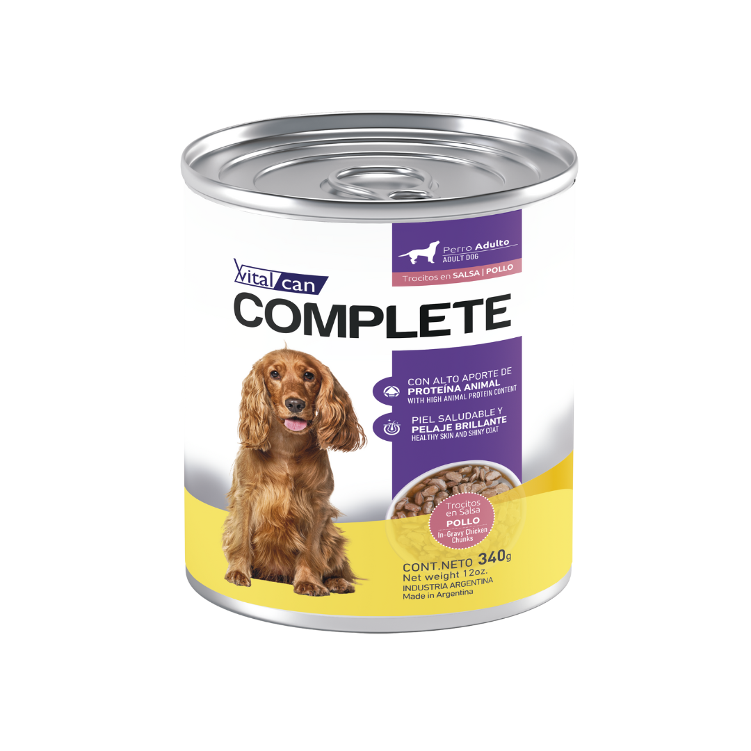 Vitalcan - Complete Trocitos En Salsa Pollo Perro Adulto