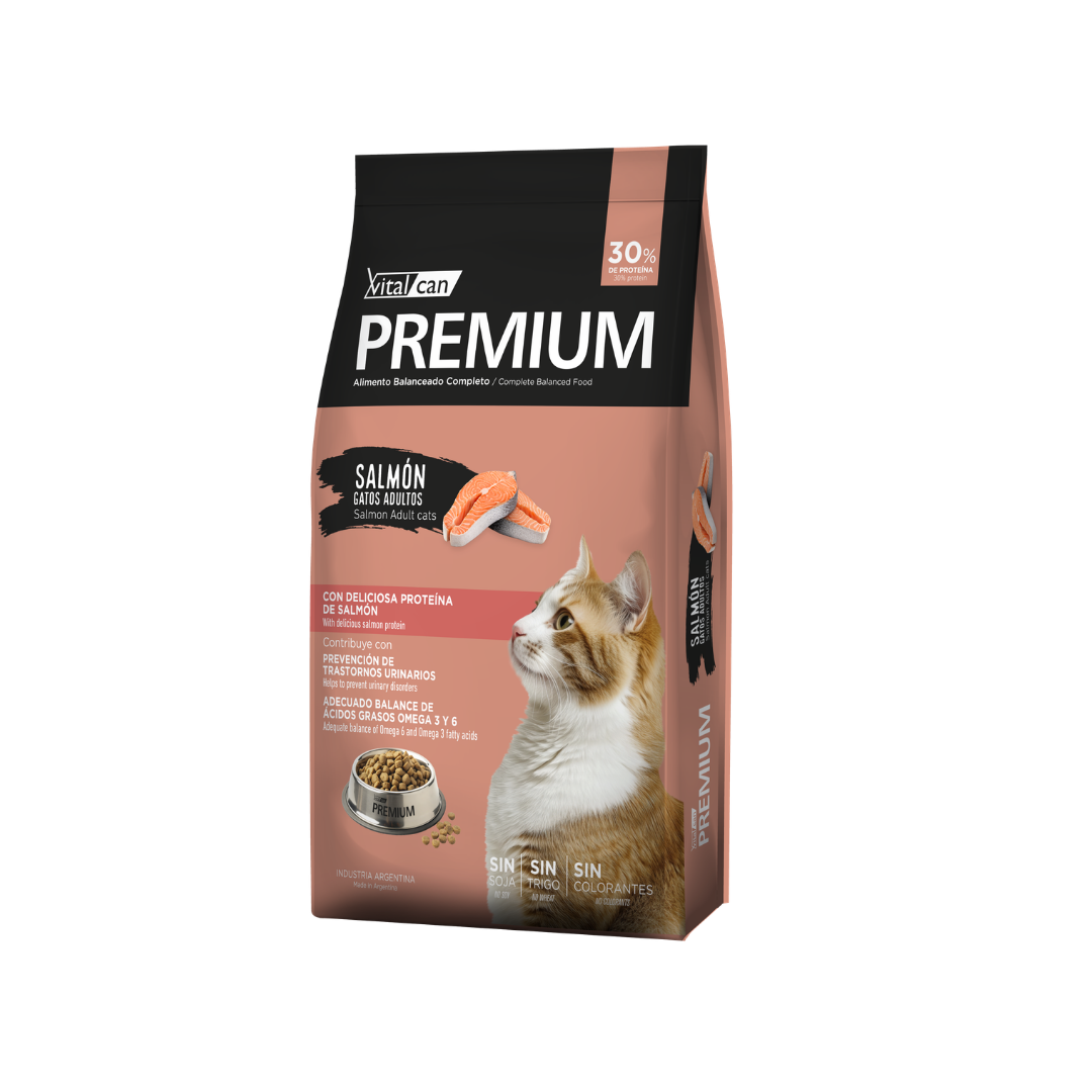 Vitalcan Premium - Gatos Adultos - Salmon