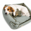Sweet Pet - Cama Hipoalergénica Monalisa Ajedrez Verde