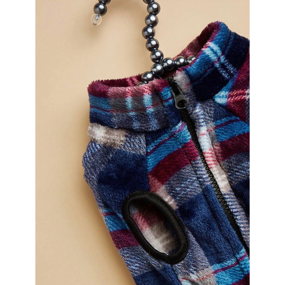 4Pets - Ropa Invernal A Cuadros - Azul
