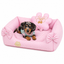 Sweet Pet - Cama Hipoalergénica Monalisa Ajedrez Rosa