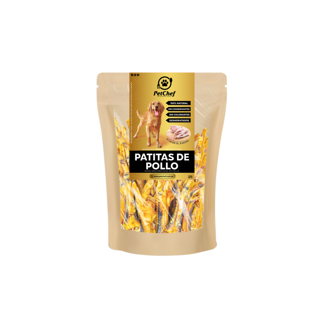 Petchef - Snack Natural - Patitas De Pollo - Sobre
