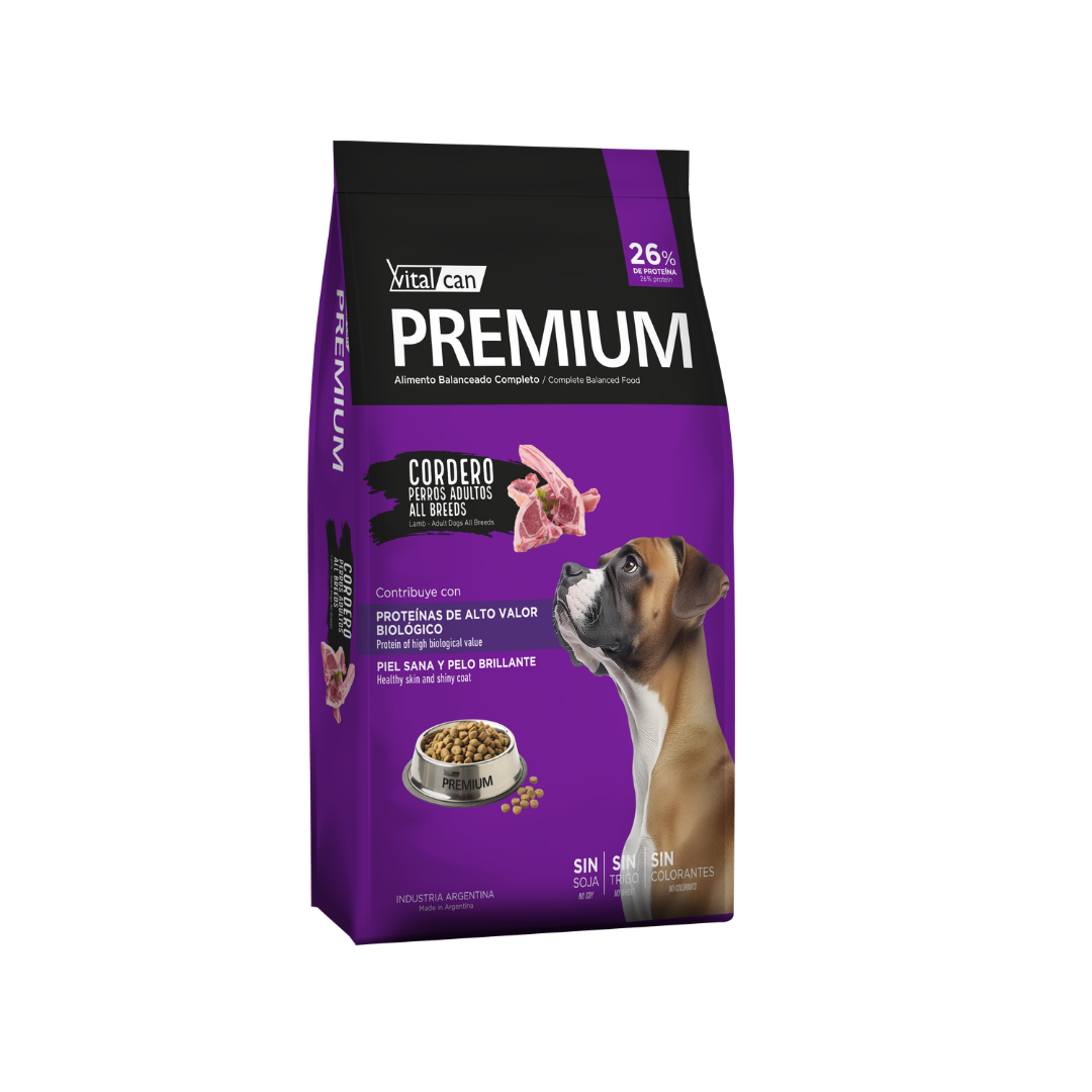 Vitalcan Premium - Perros Adultos - Cordero