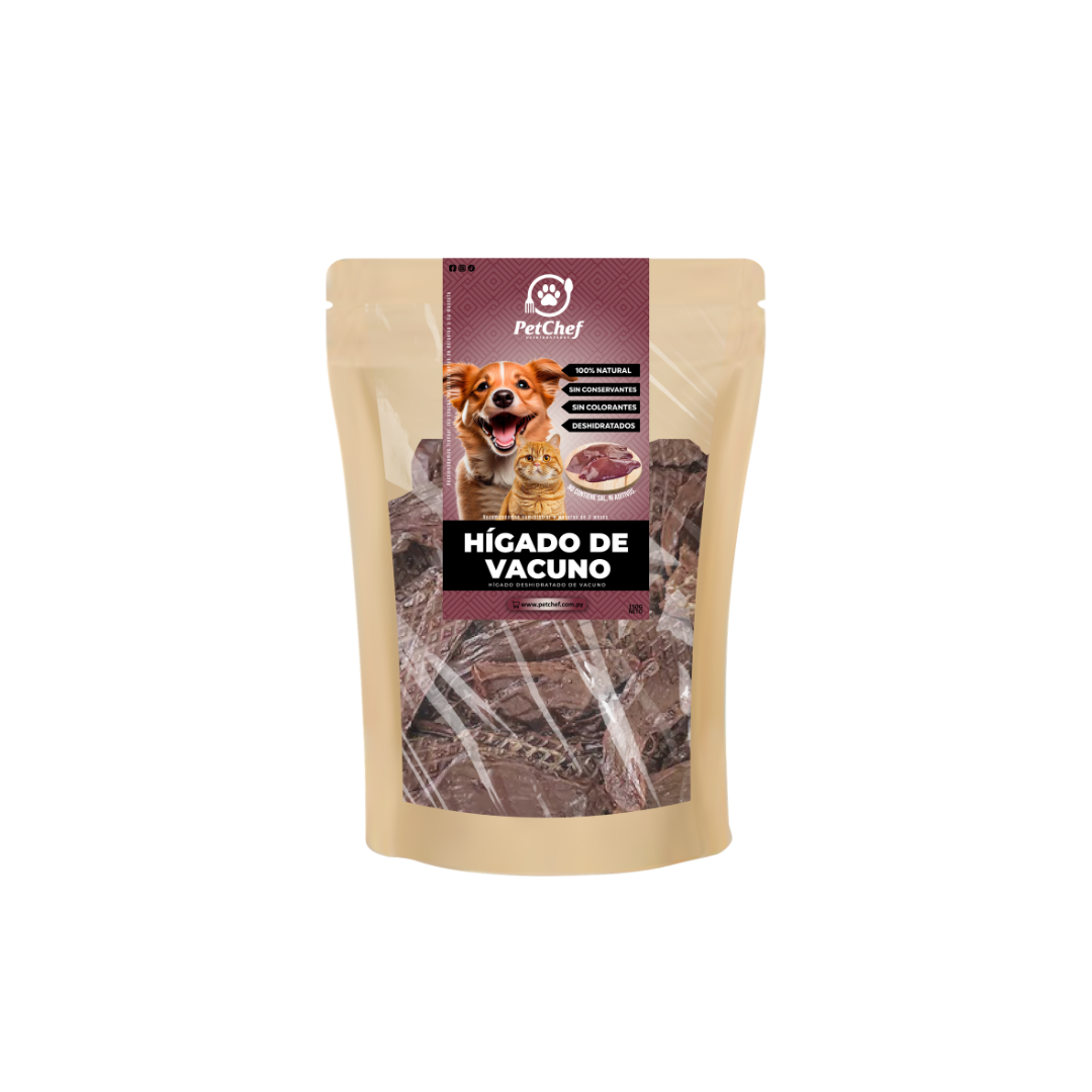 Petchef - Snack Natural - Higado De Vacuno - Sobre