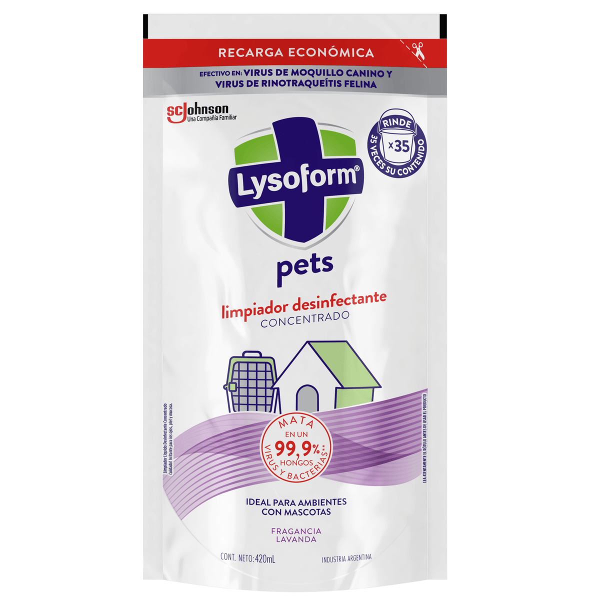 Lysoform - Limpiador Liquido Pets