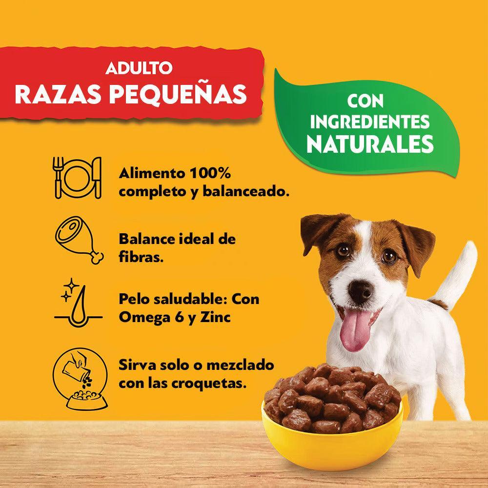 Pedigree - Perros Adultos Pequeños - Carne - Pouch