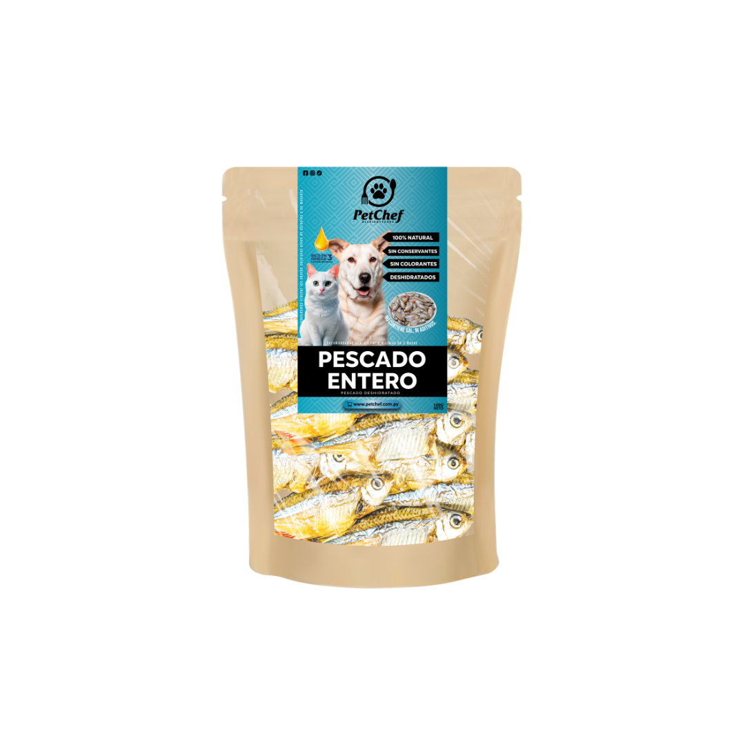 Petchef - Snack Natural - Pescado Entero - Sobre