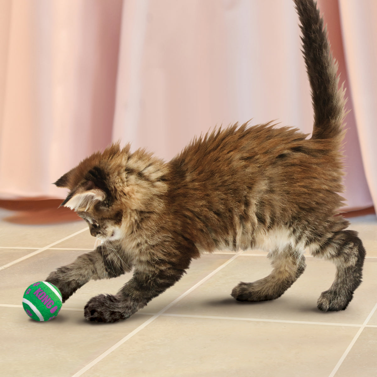 Kong - Gatos Tennis Balls w/bells (3 uds)
