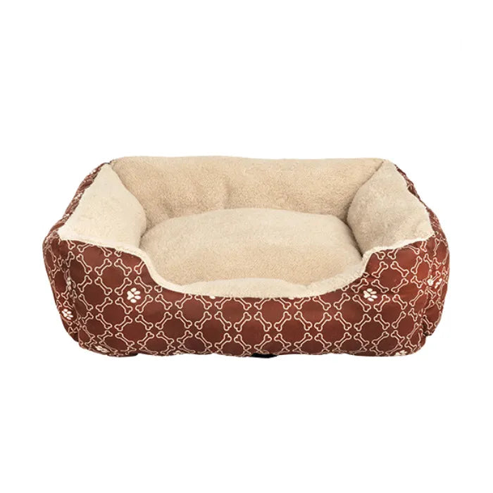 Pawise - Cama Cuadrada Para Perro - Vino