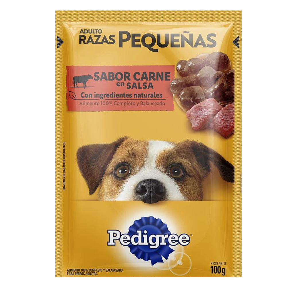 Pedigree - Perros Adultos Pequeños - Carne - Pouch