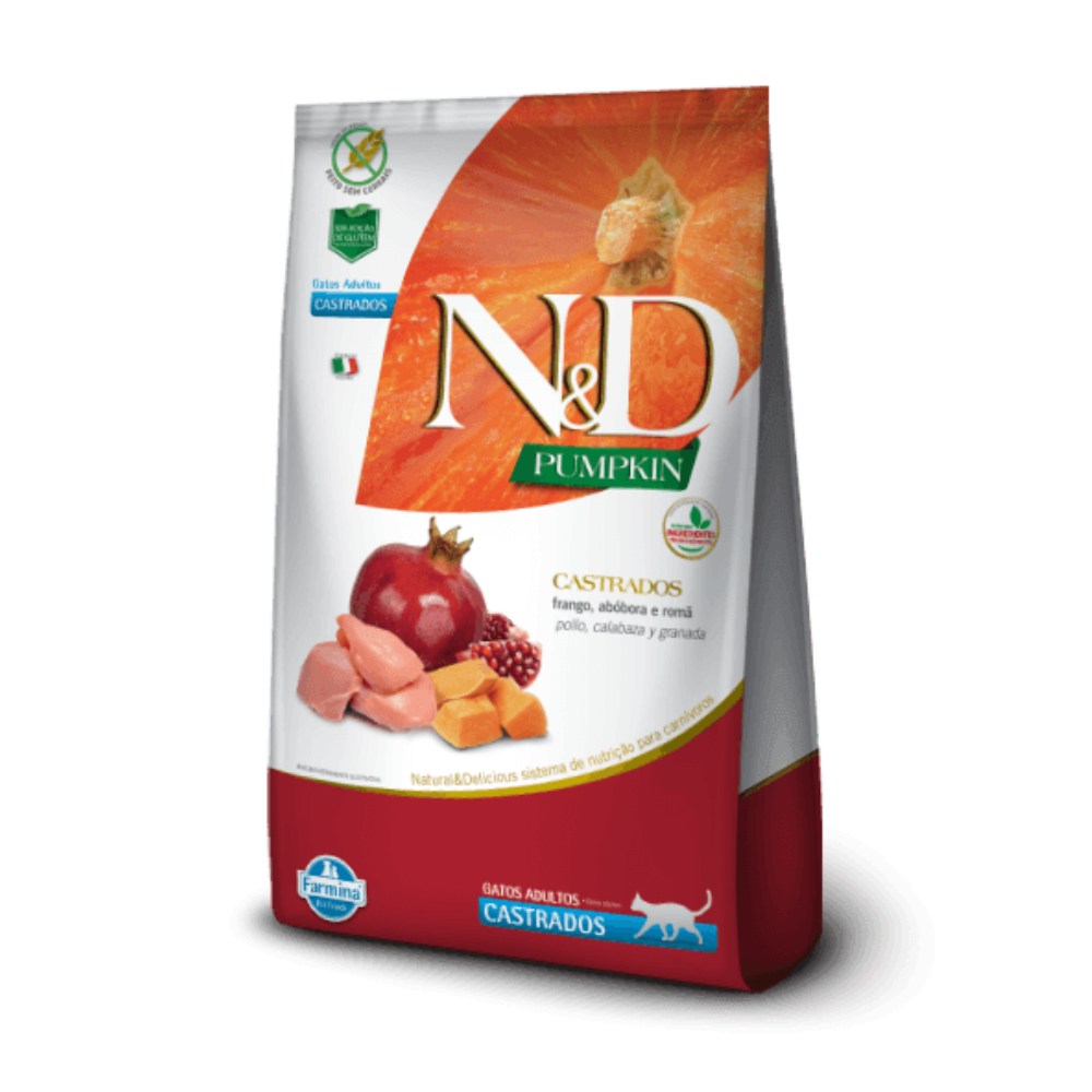 N&D Pumpkin - Gatos Castrados Adultos - Pollo