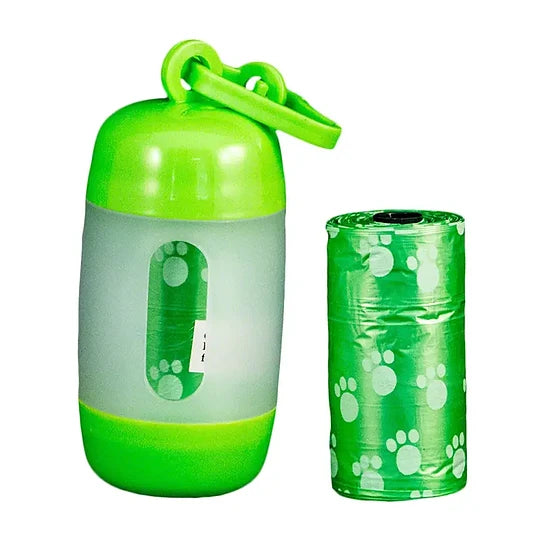 Pawise - Dispensador Con Poop Bags Bolsas Desechables Con 2 Rollos