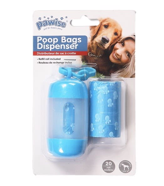 Pawise - Dispensador Con Poop Bags Bolsas Desechables Con 2 Rollos