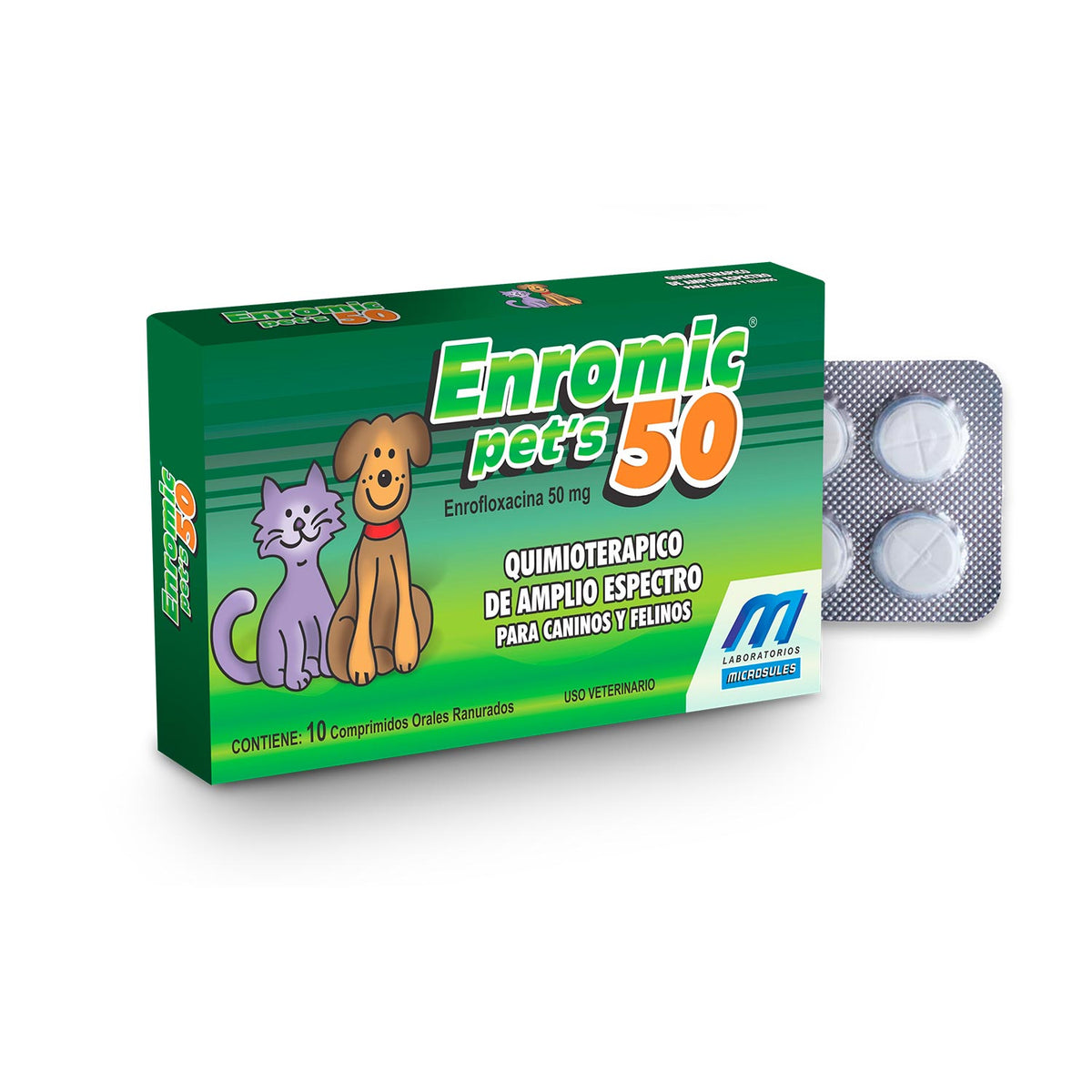 Microsules - Enromic Pets - Comprimidos (Venta Bajo Receta)