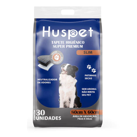 Huspet - Tapete Higiénico Premium Carbon Activado - 80X60 Cm