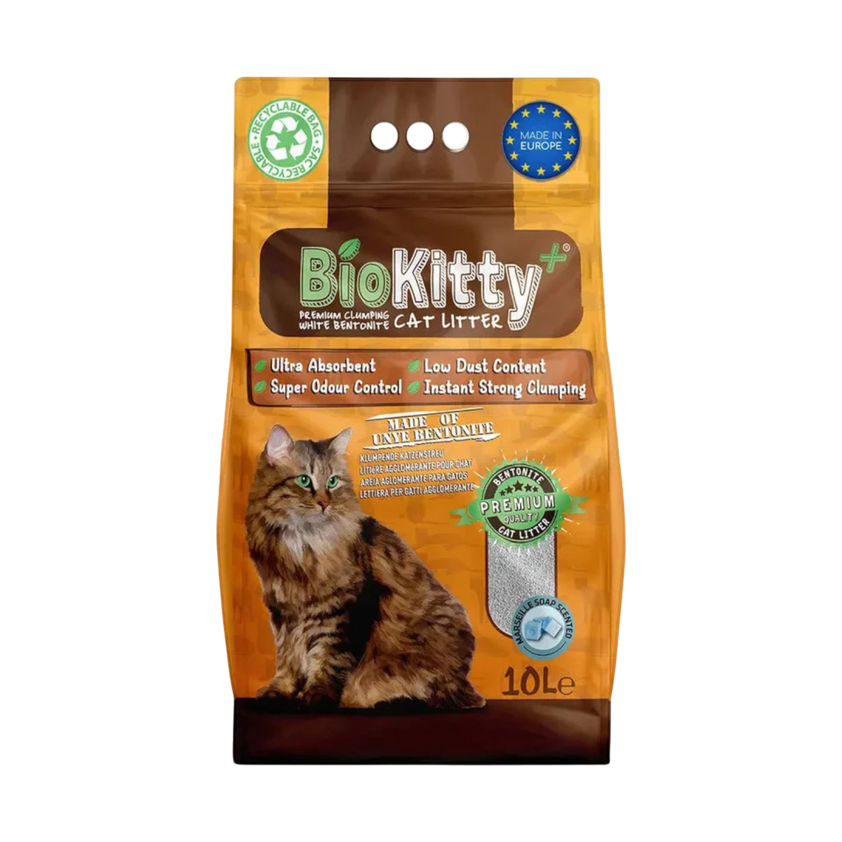 Biokitty - Arena Sanitaria Gato - Jabon De Marsella