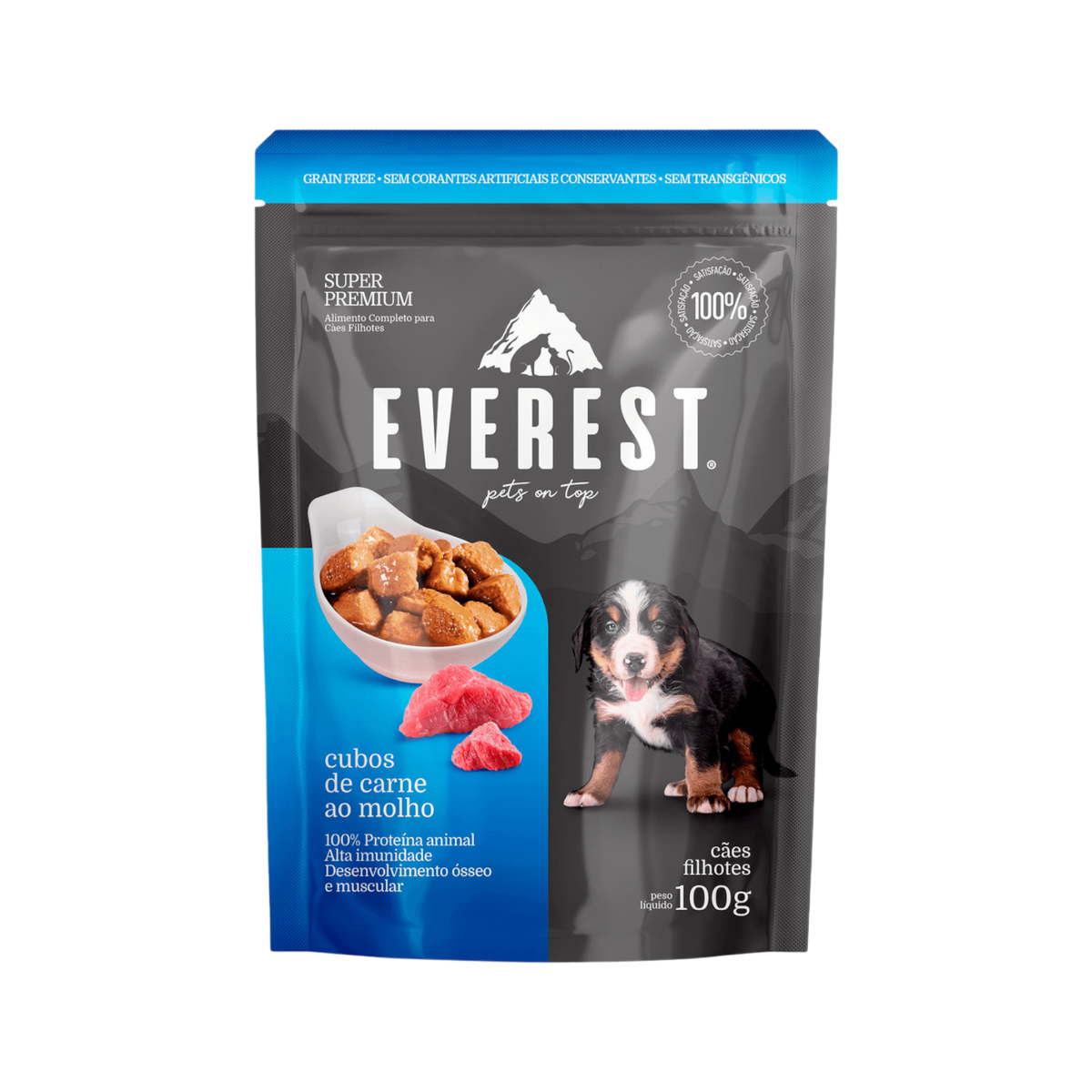 Everest - Perros Cachorros Carne - Pouch