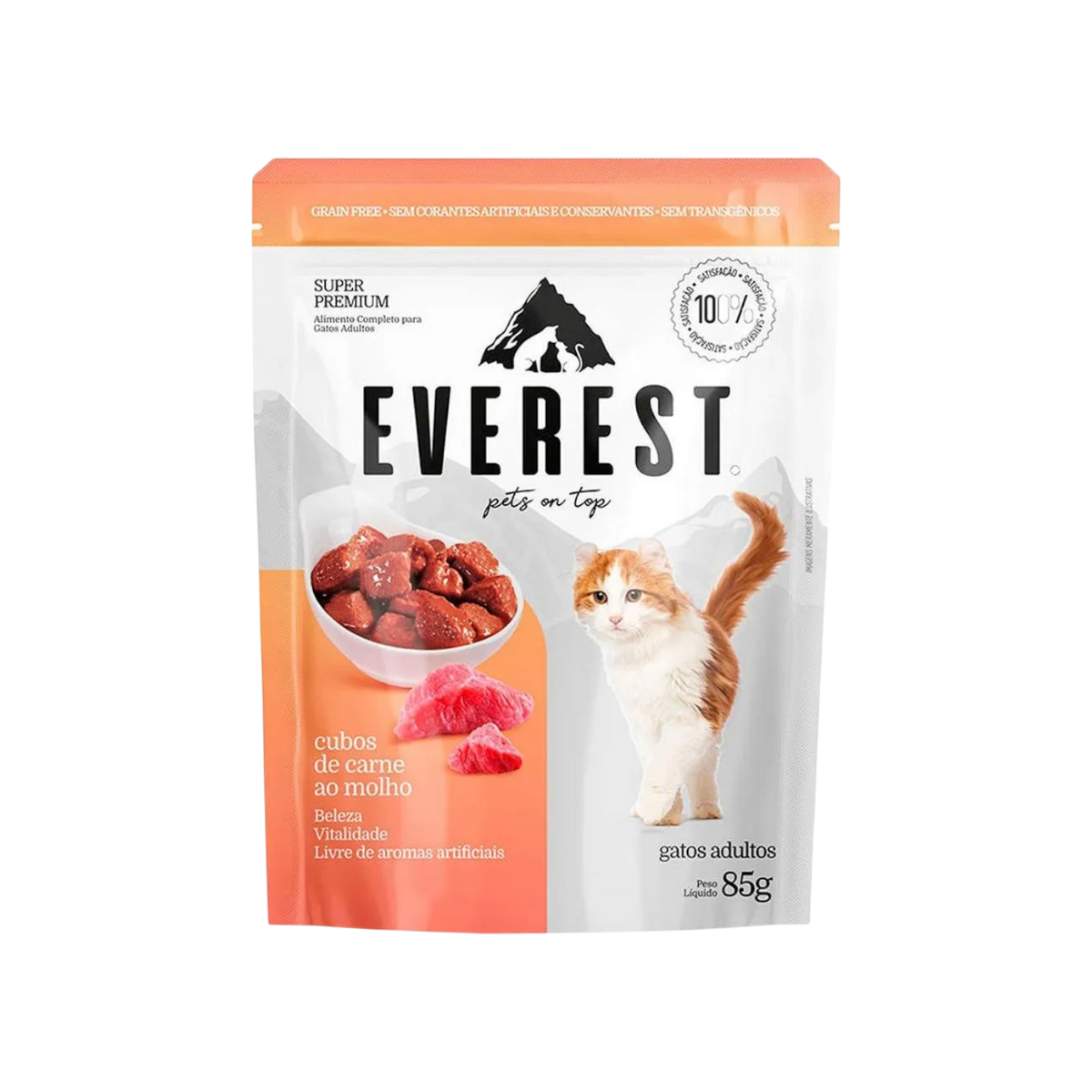 Everest - Gatos Adultos Carne - Pouch