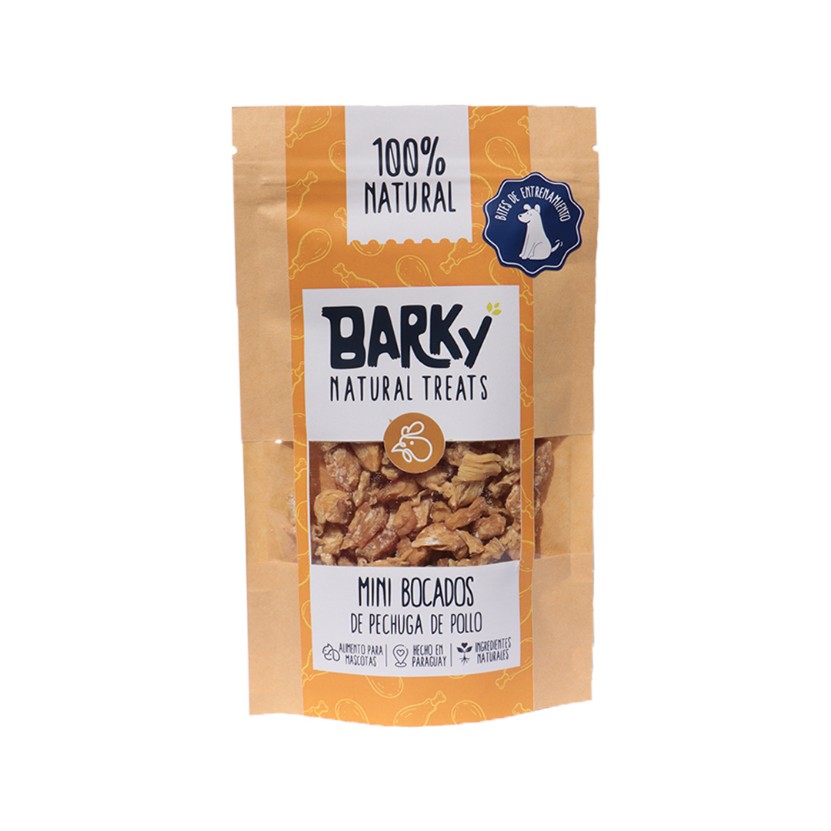 Barky - Snack Natural - Mini Bocados De Pechuga De Pollo