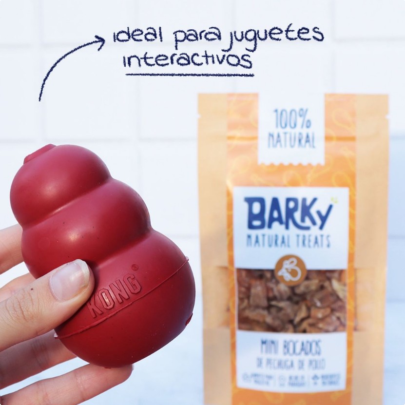 Barky - Snack Natural - Mini Bocados De Pechuga De Pollo