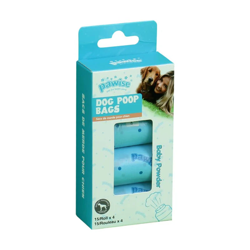 Pawise - Poop Bags Bolsas Desechables 4 Rollos