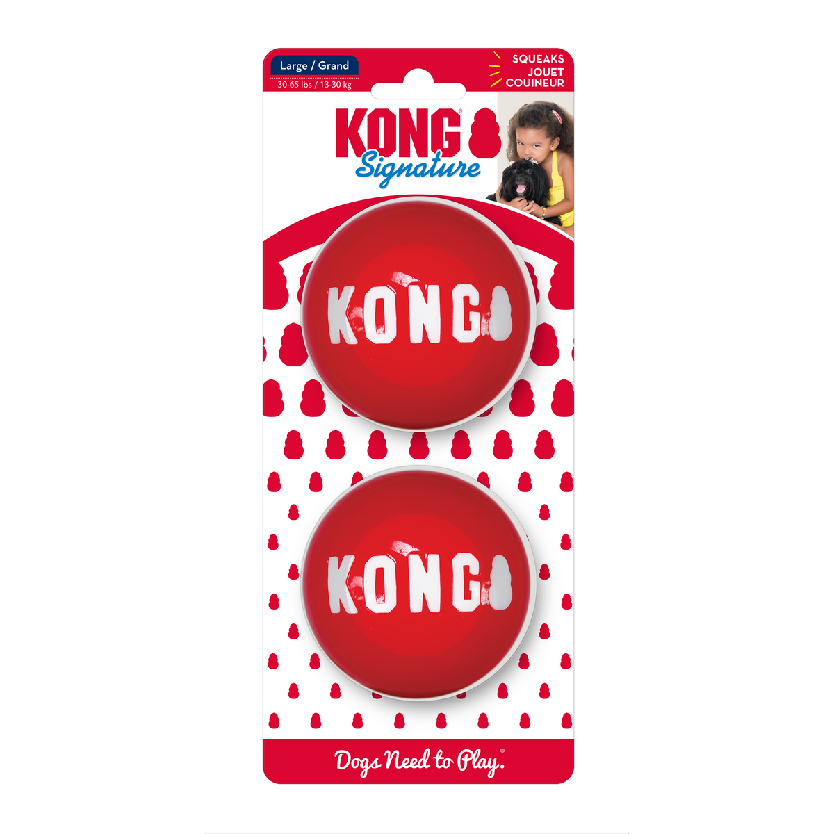 Kong - Perros Signature Balls (2 uds)
