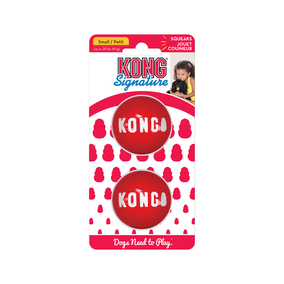 Kong - Perros Signature Balls (2 uds)