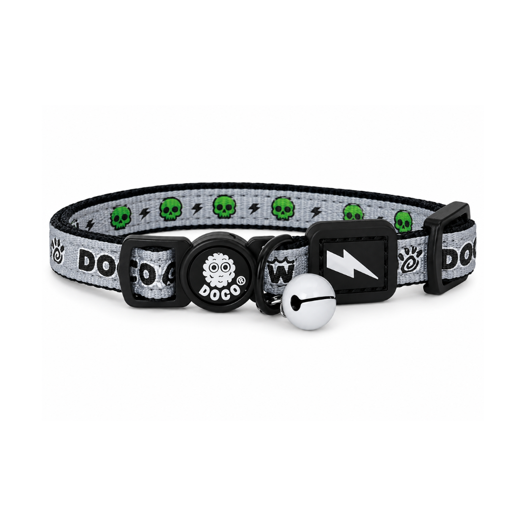 Doco - Gatos - Collar - Negro Reflectivo