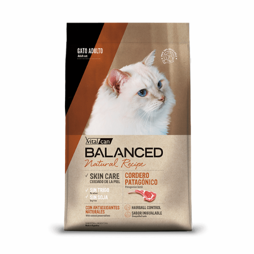 Vitalcan Balanced Natural Recipe - Gatos Adultos - Cordero