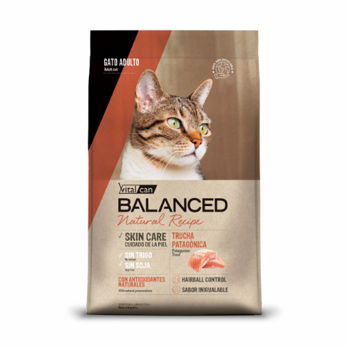 Vitalcan Balanced Natural Recipe - Gatos Adultos - Trucha Patagónica