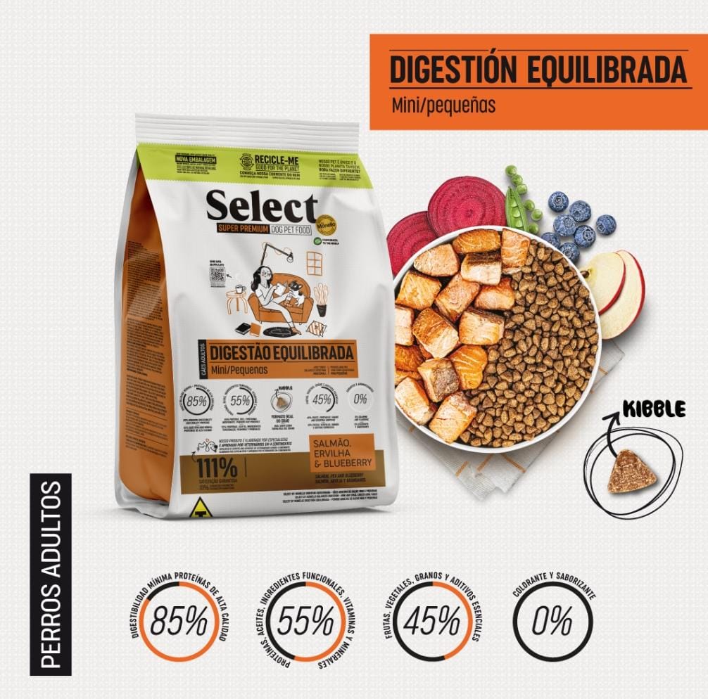 Select - Perros Adultos Pequeños - Digestion Equilibrada