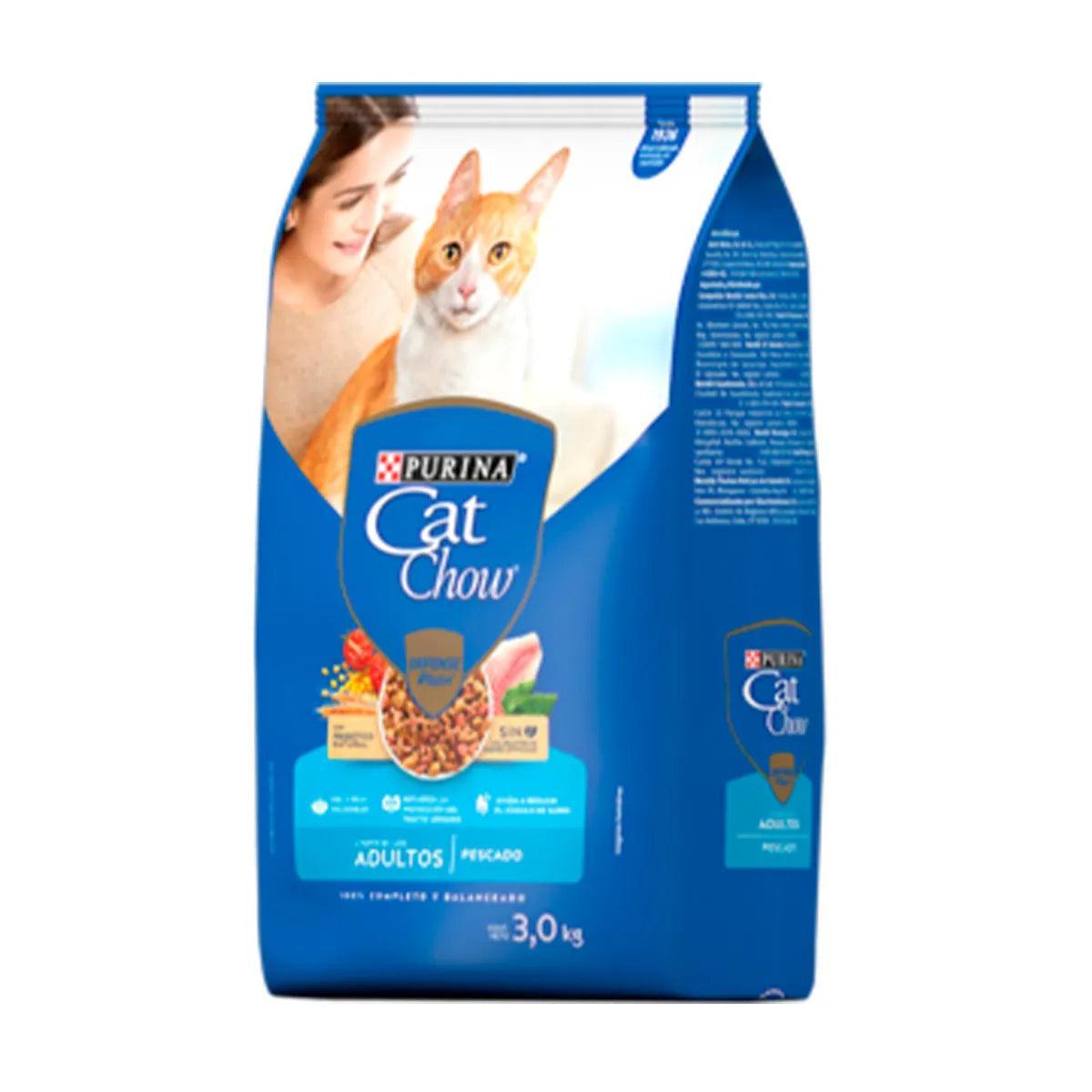 Cat Chow - Gatos Adultos - Pescado