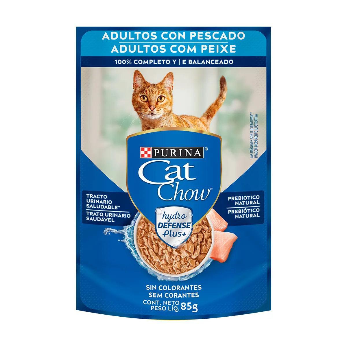 Cat Chow - Gatos Adultos - Pescado Pouch